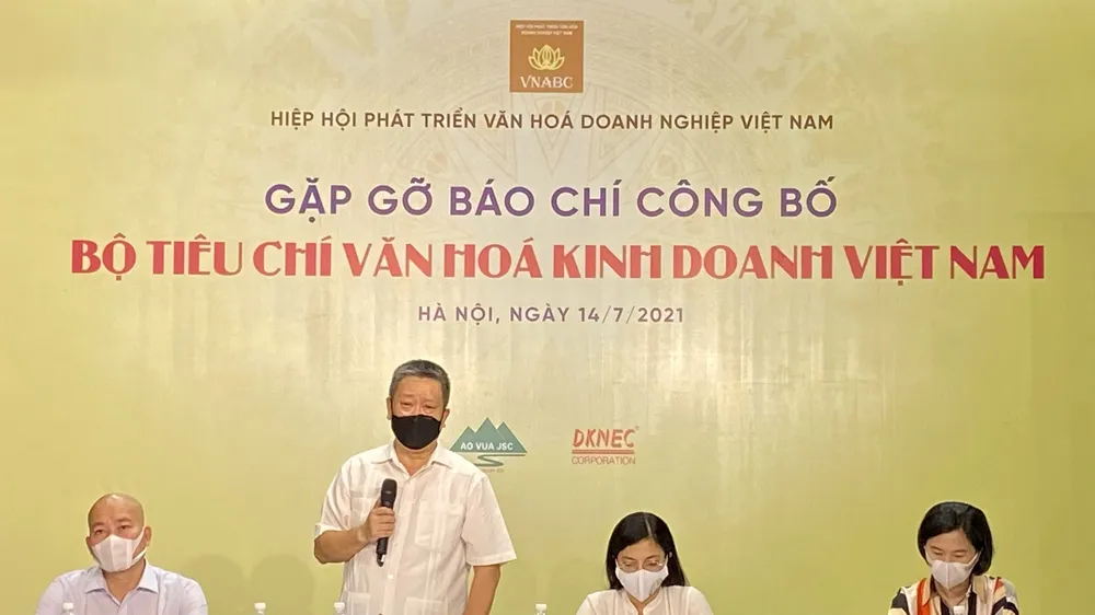 Buổi công bố Bộ tiêu chí văn hóa kinh doanh Việt Nam