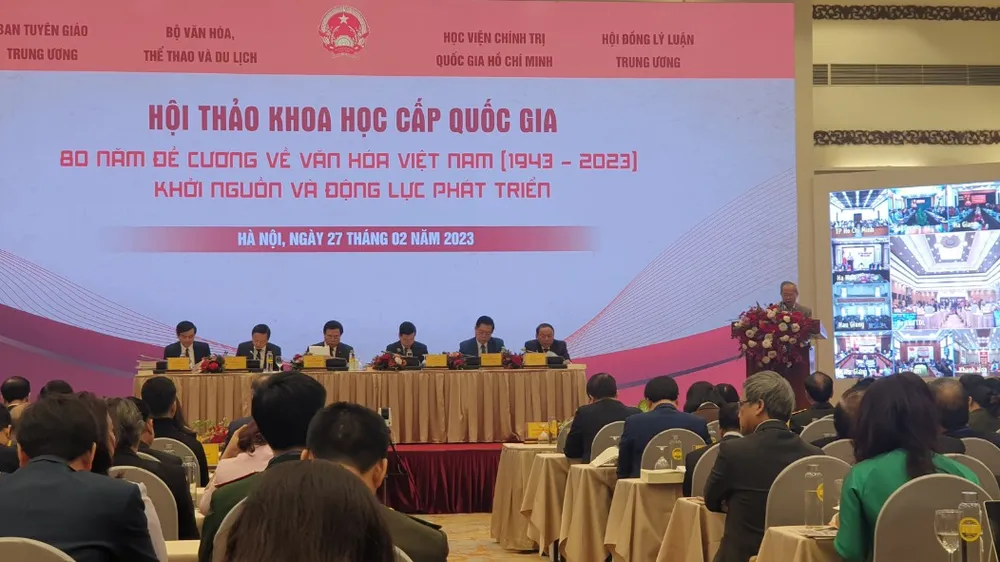 Khai mạc hội thảo khoa học kỷ niệm 80 năm Đề cương về văn hóa Việt Nam
