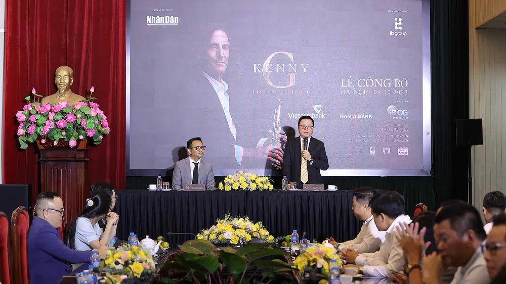 Họp báo công bố sự kiện Kenny G Live in Vietnam, mở màn cho Good Moring Vietnam - dự án âm nhạc quốc tế hoạt động vì cộng đồng tại Việt Nam