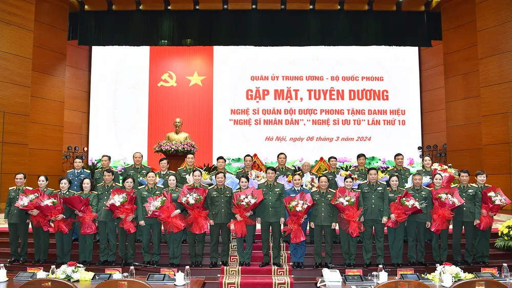 Biểu dương nghệ sĩ trong lực lượng vũ trang được phong tặng danh hiệu Nghệ sĩ nhân dân, Nghệ sĩ ưu tú