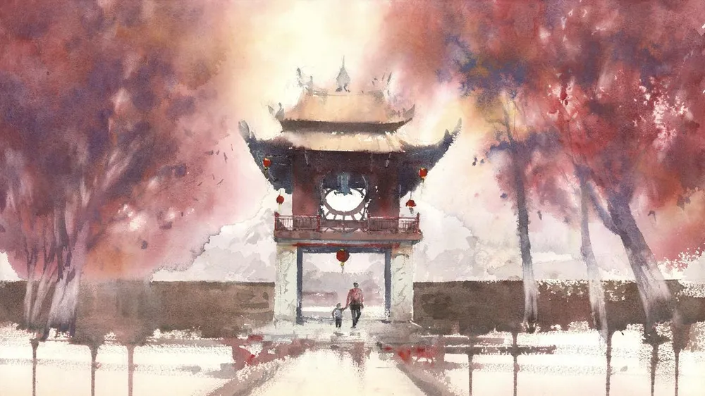 Tác phẩm trưng bày trong triển lãm 