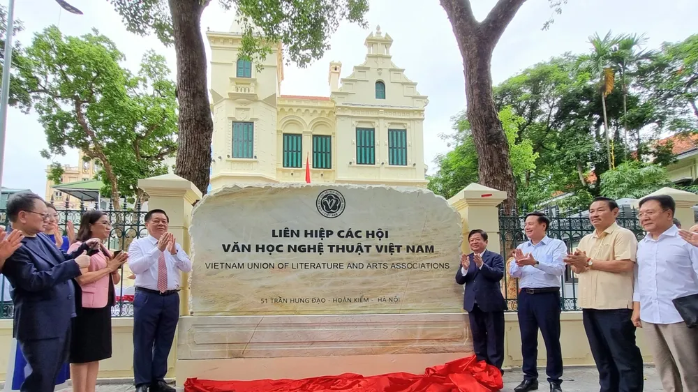 Khánh thành công trình trùng tu biệt thự 100 năm tuổi, trụ sở Liên hiệp các Hội Văn học nghệ thuật Việt Nam