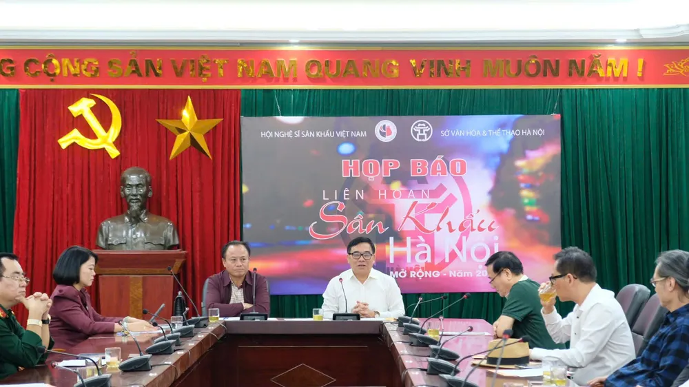 Họp báo về Liên hoan Sân khấu Hà Nội mở rộng 2024