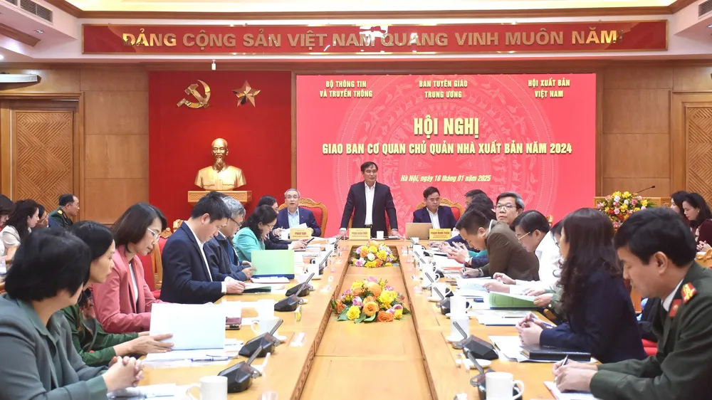 Hội nghị giao ban cơ quan chủ quản nhà xuất bản năm 2024
