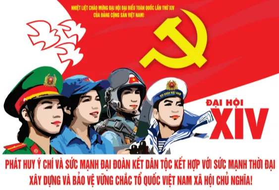 Tổ chức các hoạt động tuyên truyền trực quan về Đại hội đại biểu toàn quốc lần thứ XIV của Đảng