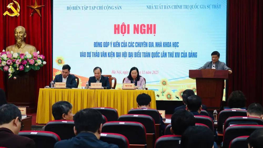 Hội nghị lấy ý kiến đóng góp của chuyên gia, nhà khoa học