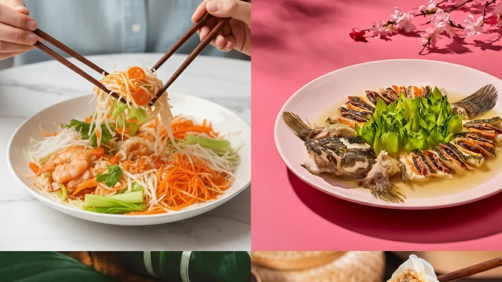 Món ăn được du khách tin mang lại may mắn ngày tết