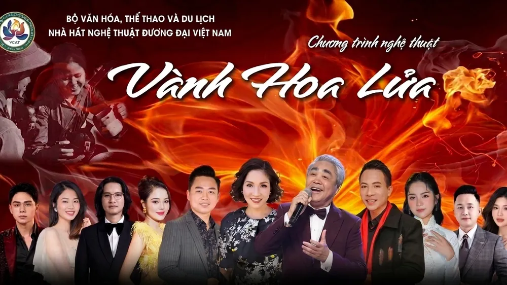 Các nghệ sĩ tham dự trong đêm nhạc. Ảnh NHCC