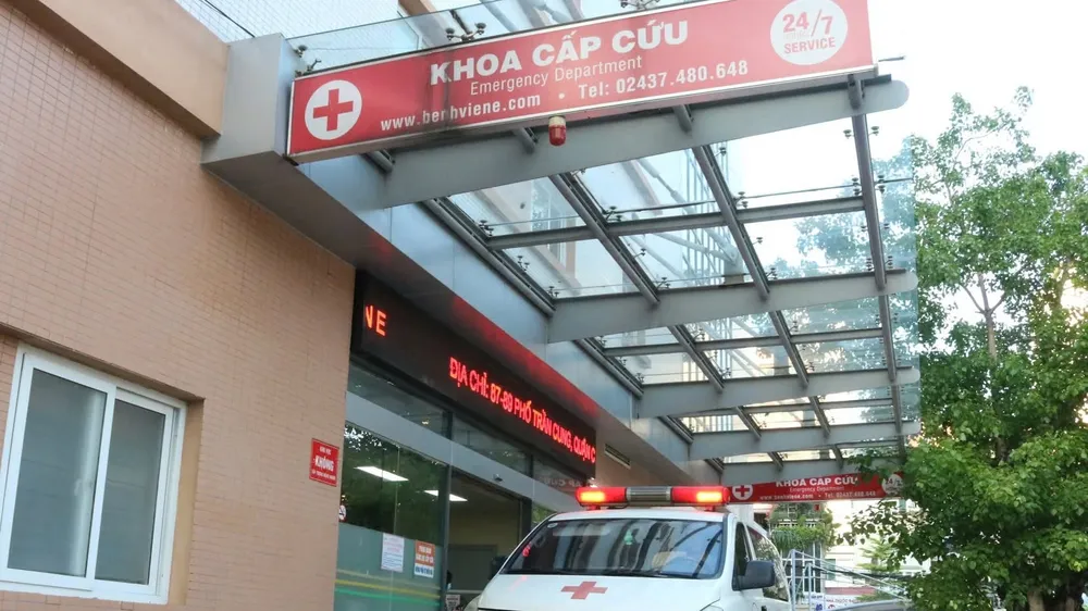 Khu vực Khoa Cấp cứu, Bệnh viện E- Ảnh: THANH THANH