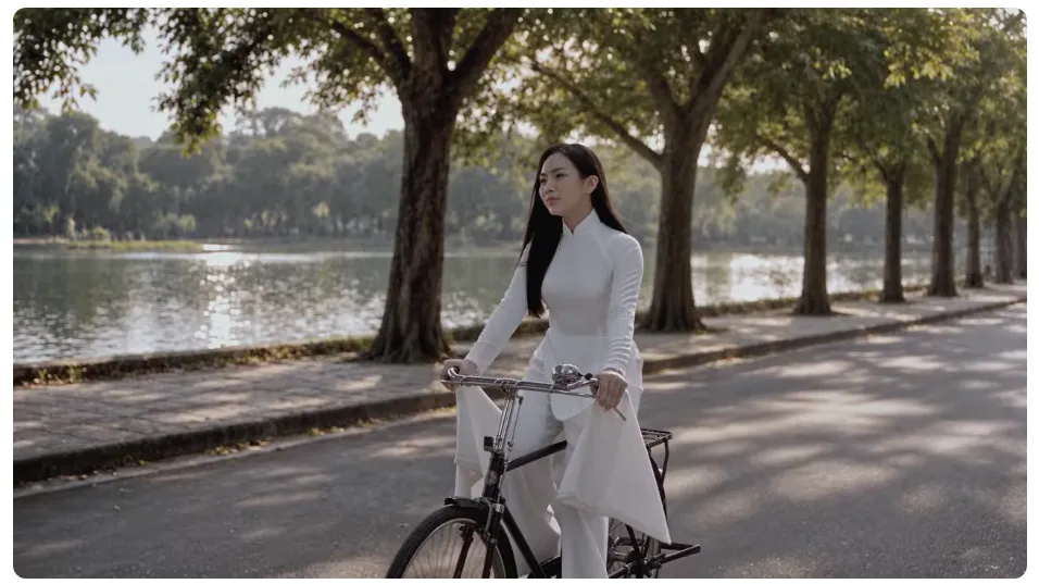 Hình ảnh trong MV về Hà Nội. Ảnh: THÚY THẢO 