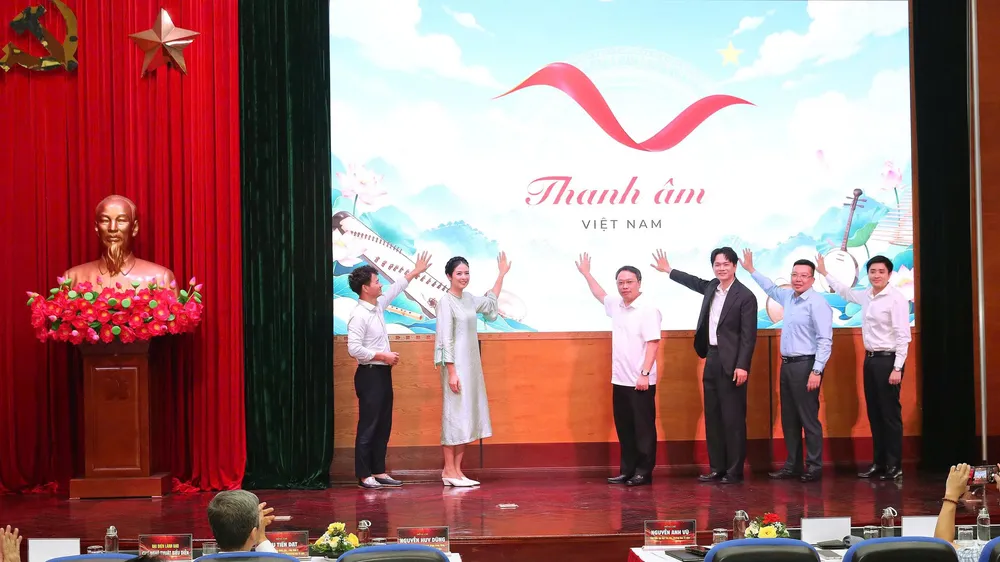 Phát động chương trình Thanh âm Việt Nam - Giai điệu cuộc sống. Ảnh: HUẤN TRẦN