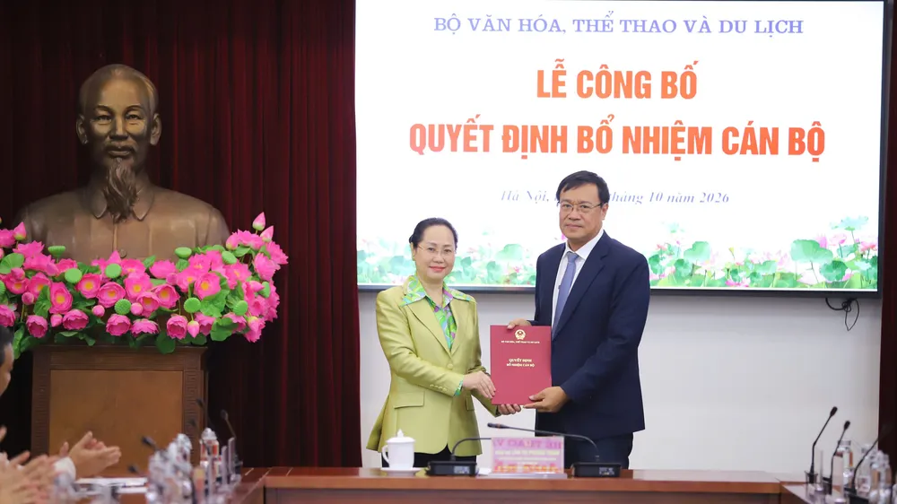 Điều động, bổ nhiệm ông Đặng Hà Việt làm Chánh Văn phòng Bộ VH-TT-DL. Ảnh VIỆT HÙNG