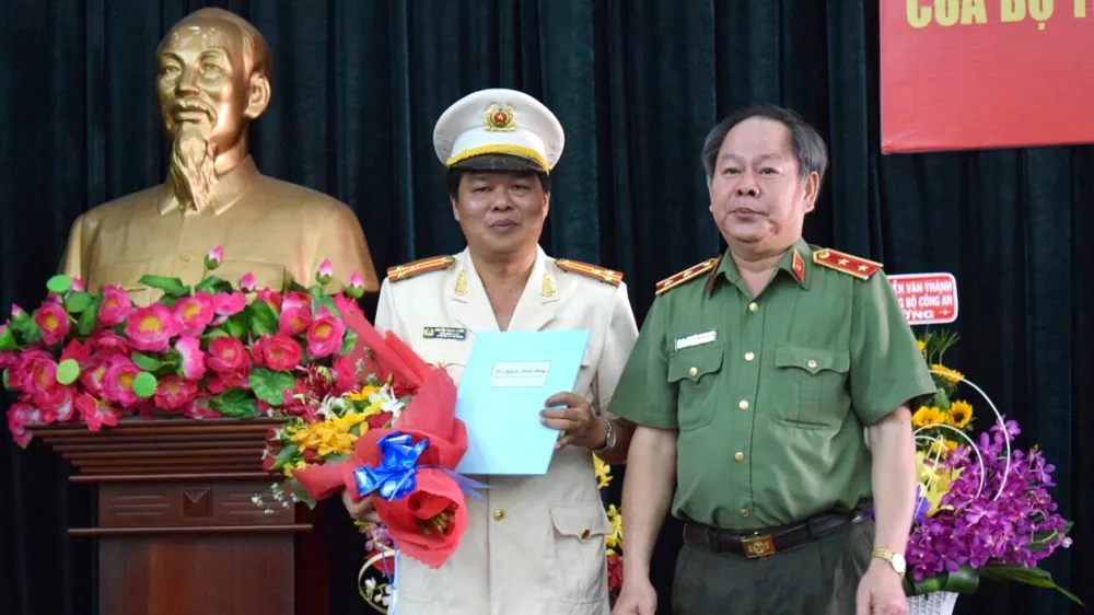 Thượng tá Nguyễn Thanh Hưởng phụ trách Cảnh sát PC&CC TPHCM