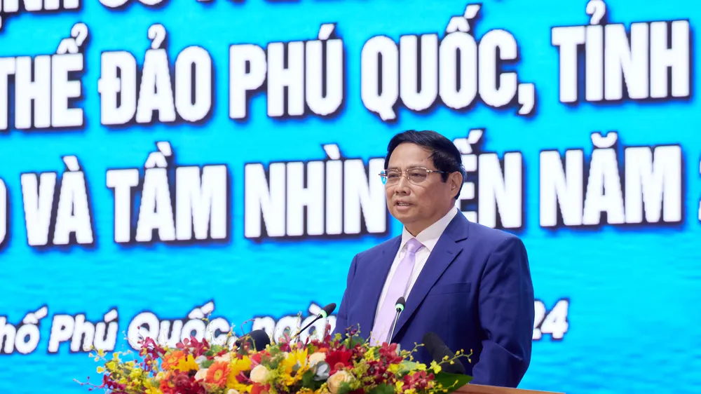 Thủ tướng Phạm Minh Chính: Phải bảo vệ rừng, môi trường sinh thái biển để Phú Quốc phát triển bền vững