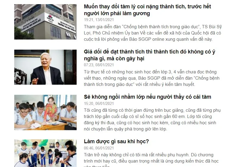 Báo SGGP Online nhận được gần 100 bài viết của bạn đọc trên khắp mọi miền đất nước sau gần 1 tháng mở diễn đàn