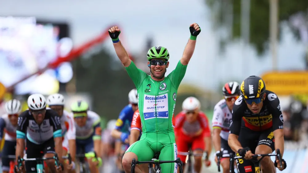 Mark Cavendish lần thứ 3 ăn mừng chiến thắng