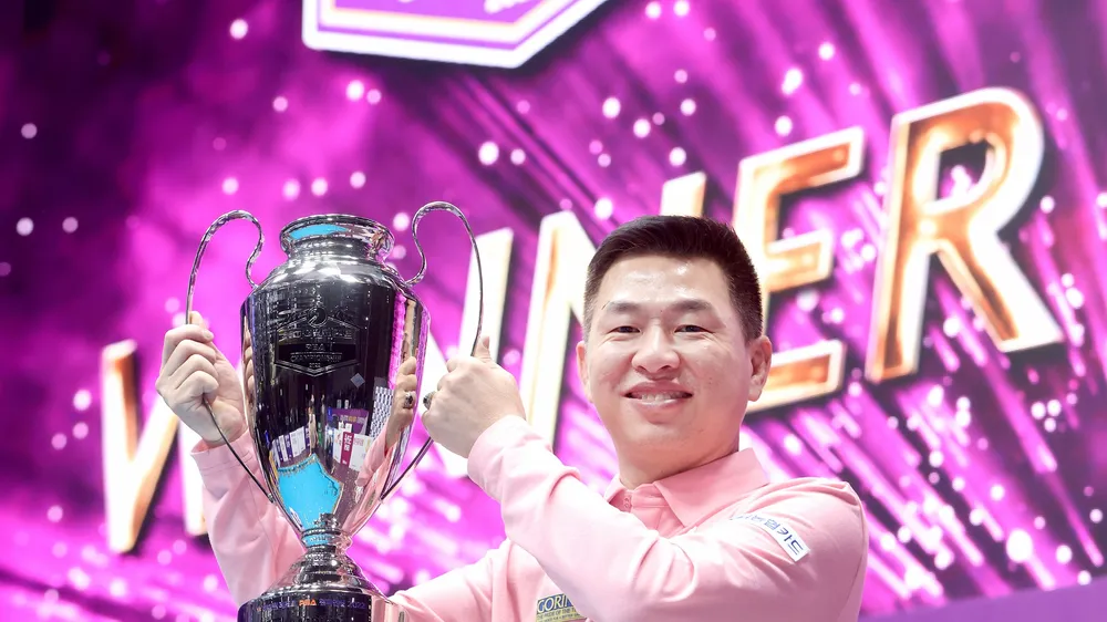 Mã Minh Cẩm mới giành chức vô địch Round 5. Ảnh: Kim Young Hun