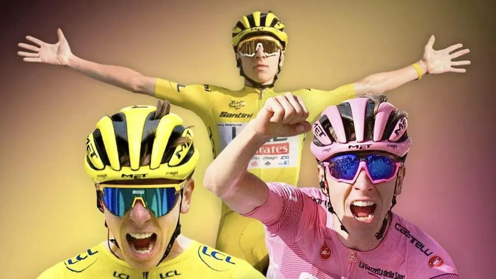 Pogacar đăng quang Tour de France lẫn Giro d’Italia 