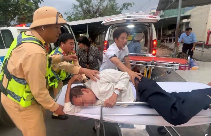 Ông N.L.V được đưa đến bệnh viện trong "thời gian vàng" nên đã tạm qua cơn nguy kịch. Ảnh: CACC