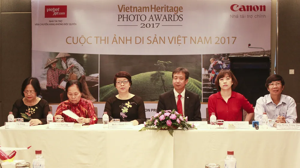 Ban tổ chức Cuộc thi Ảnh di sản Việt Nam 2017