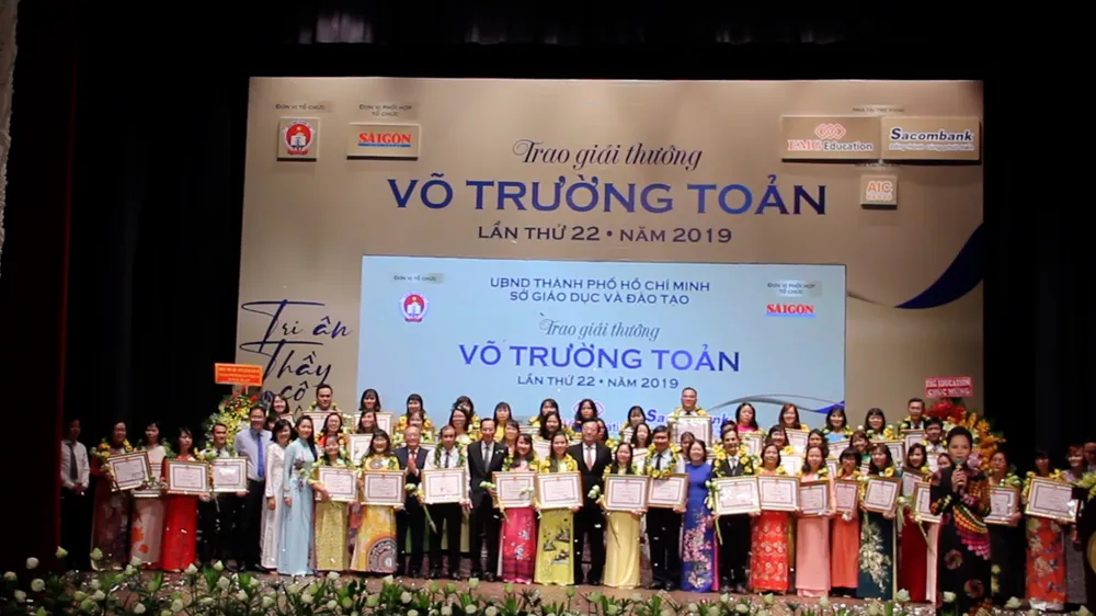 Trao Giải thưởng Võ Trường Toản lần thứ 22 năm 2019