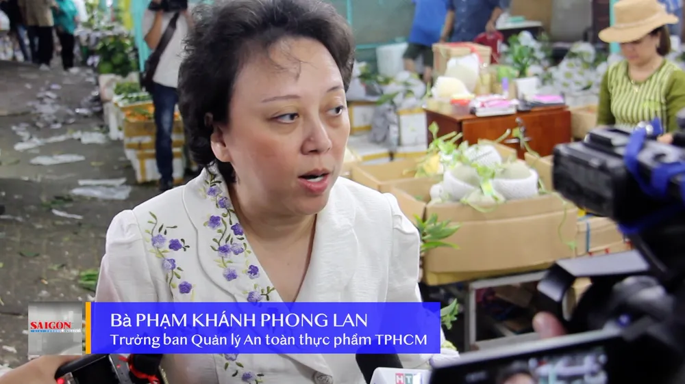 Tăng cường kiểm tra ATVSTP Chợ Đầu mối Nông sản Thủ Đức