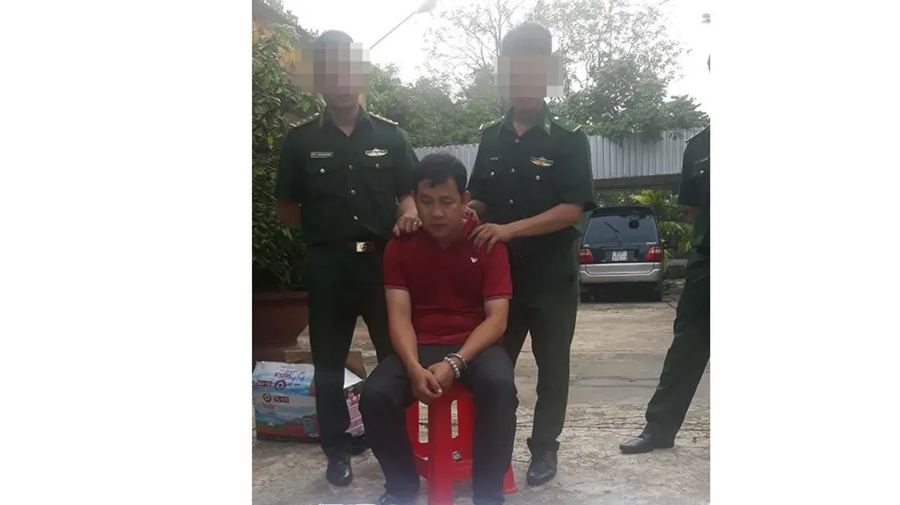 Đối tượng Trương Quốc Cường và tang vật chuyên án