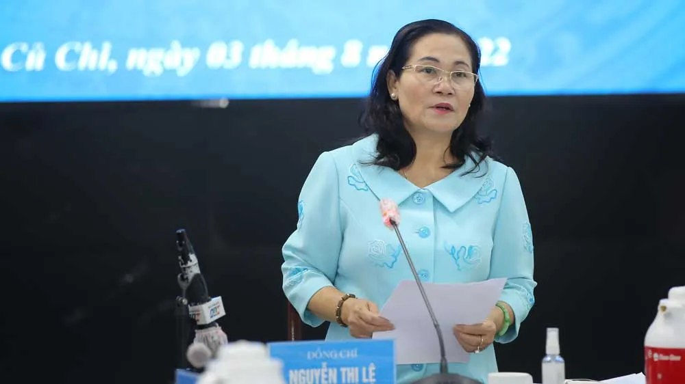 Chủ tịch HĐND TPHCM Nguyễn Thị Lệ: Huyện Củ Chi phải giữ vững “vùng xanh” cho thành phố