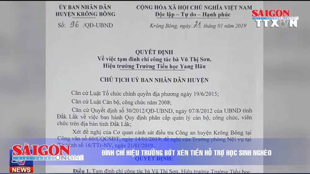 Điểm tin SGGP Online ngày 22.01.2019