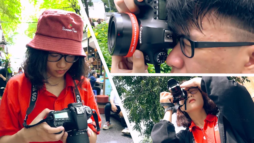 Bạn trẻ và niềm đam mê nhiếp ảnh