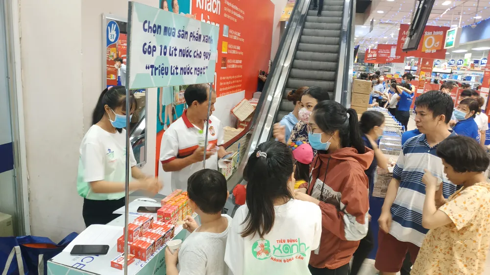 Kết quả vận động Quỹ Triệu lít nước ngọt chiến dịch Tiêu dùng xanh năm 2020