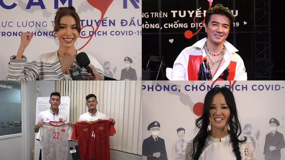 Đàm Vĩnh Hưng, Hương Giang, Minh Tú, cầu thủ Tiến Linh kể kỷ niệm mùa dịch và lan toả tinh thần chống dịch