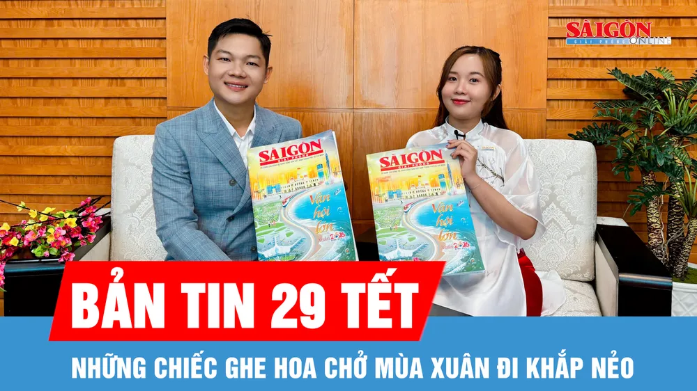 Bản tin 29 Tết: Những chuyến ghe hoa xuân đi khắp nẻo