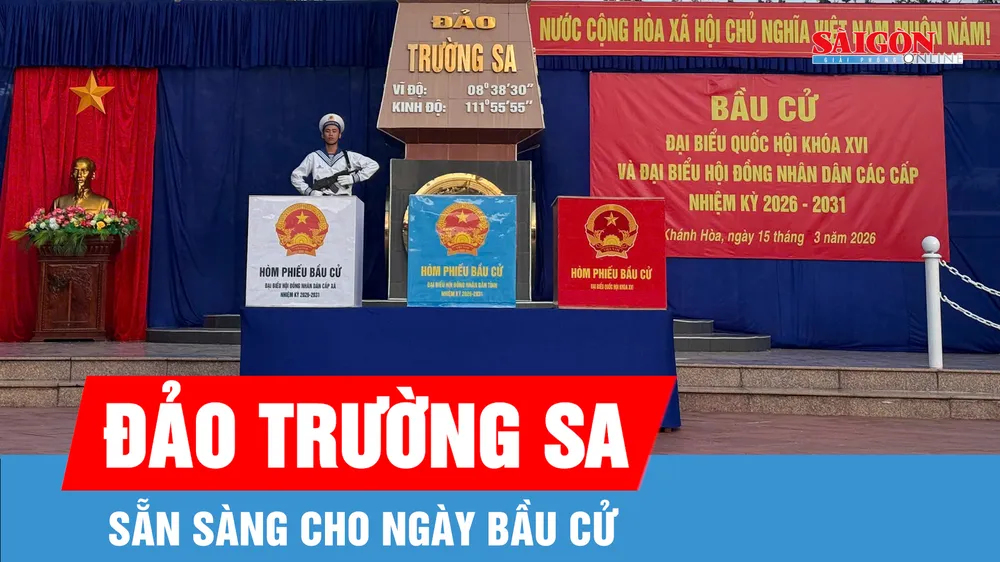 Đảo Trường Sa sẵn sàng cho ngày bầu cử