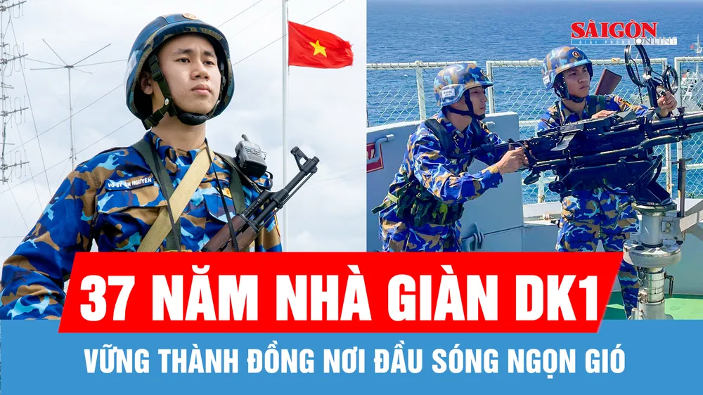 37 năm Nhà giàn DK1: Vững thành đồng nơi đầu sóng ngọn gió