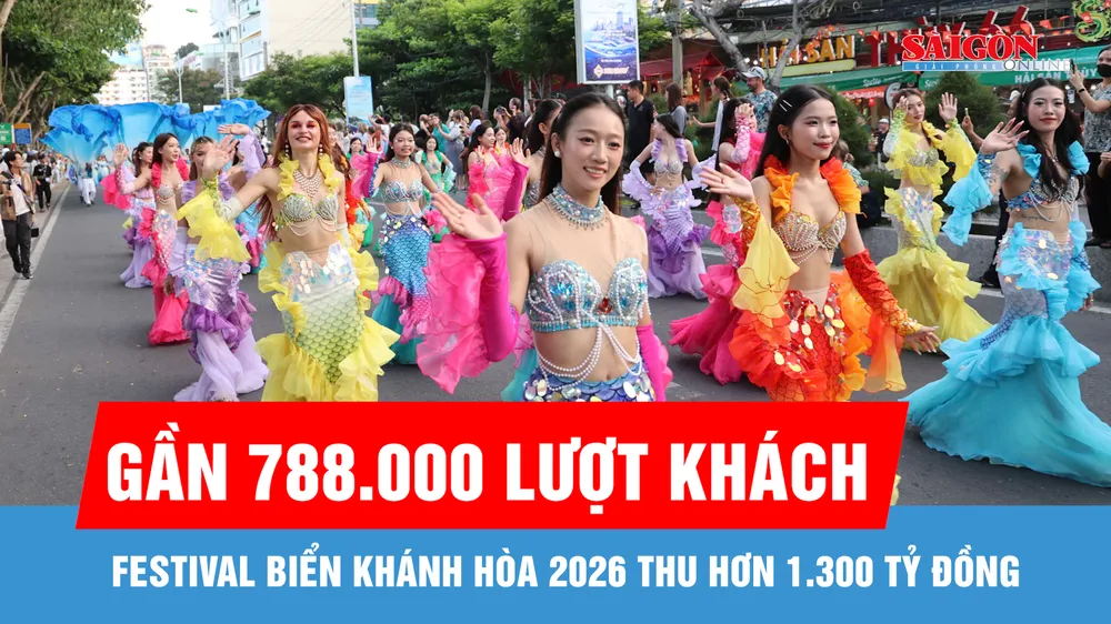 Festival Biển Khánh Hòa 2026 thu hơn 1.300 tỷ đồng 