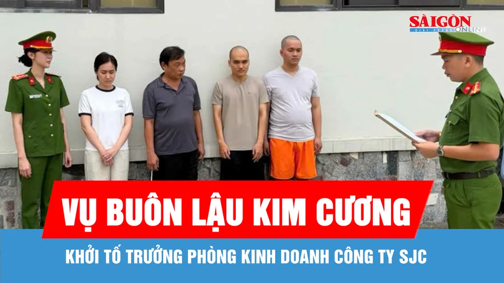 Vụ buôn lậu kim cương: Khởi tố Trưởng phòng Kinh doanh Công ty SJC