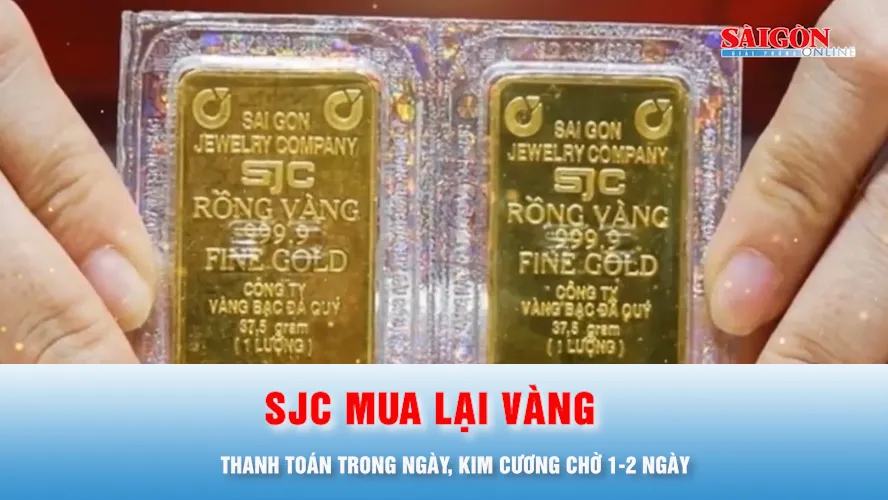 Podcast bản tin thời sự 23-7: SJC mua lại vàng, thanh toán trong ngày; kim cương chờ 1-2 ngày