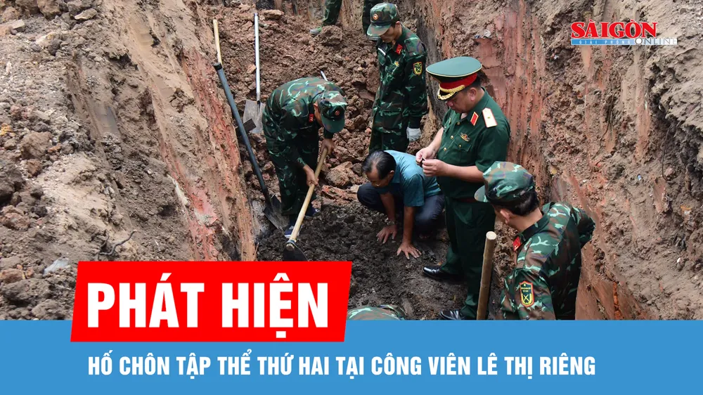 Phát hiện hố chôn tập thể thứ hai tại Công viên Lê Thị Riêng