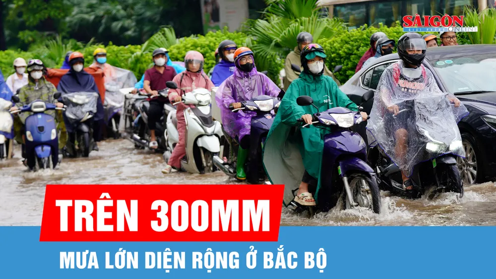 Cảnh báo mưa lớn diện rộng ở Bắc bộ và Bắc Trung bộ từ chiều 4-8v