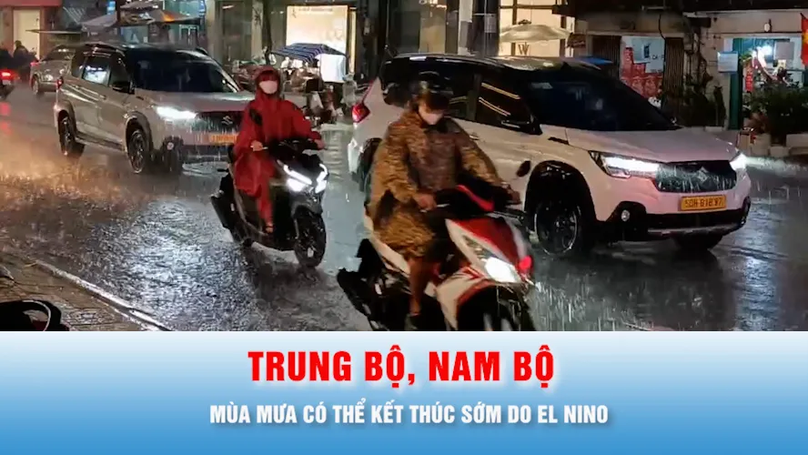 Mùa mưa có thể kết thúc sớm do El Niño