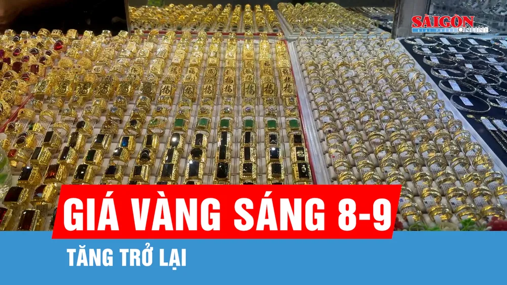 Sáng nay, giá vàng đảo chiều tăng