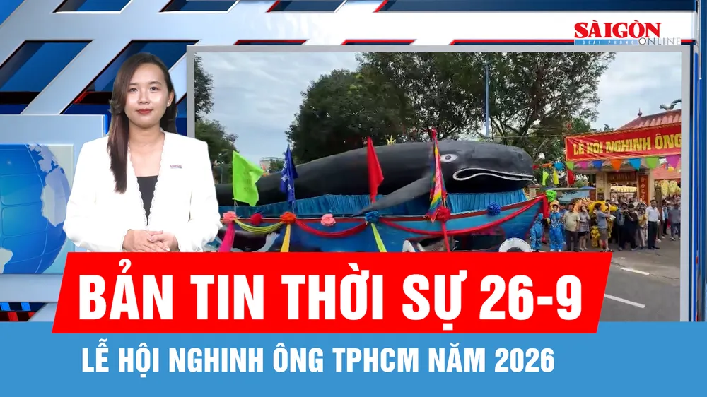 Bản tin thời sự ngày 26-9: Lễ hội Nghinh Ông TPHCM - Tri ân biển cả, tưởng nhớ tiền nhân