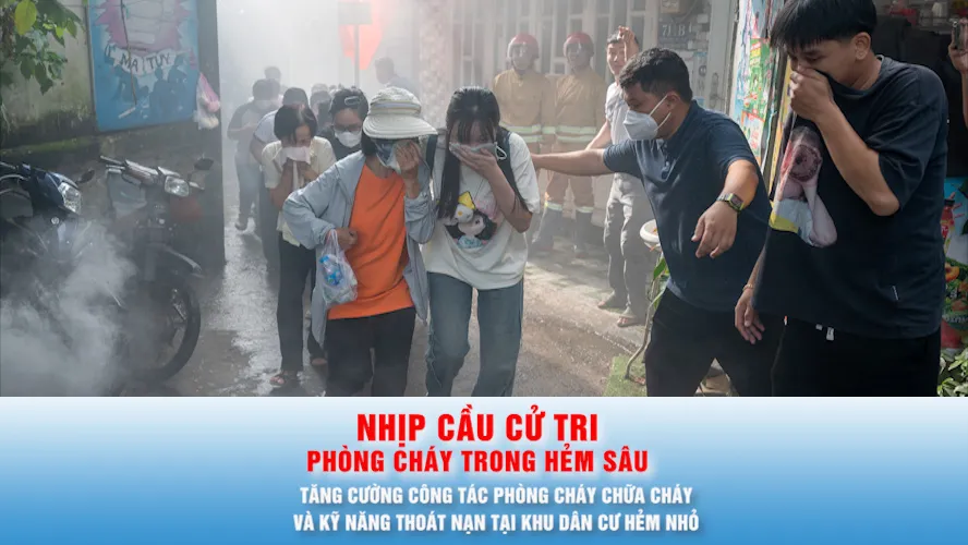 Tăng cường công tác phòng cháy chữa cháy và kỹ năng thoát nạn tại khu dân cư hẻm nhỏ