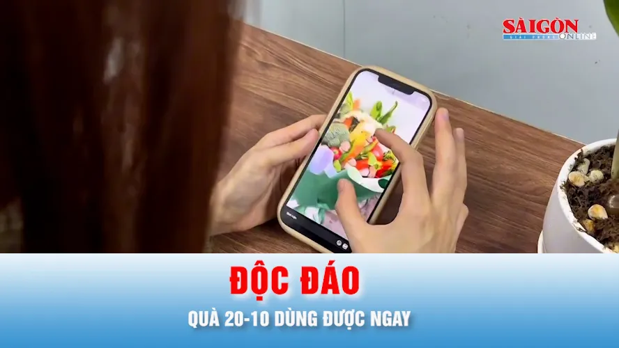 Podcast tin thời sự ngày 20-10: Độc đáo quà 20-10 vừa lạ mắt, vừa dùng được ngay