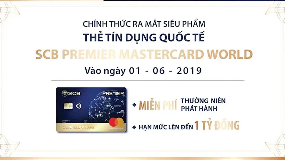 Ra mắt siêu phẩm thẻ tín dụng quốc tế SCB Premier MasterCard World