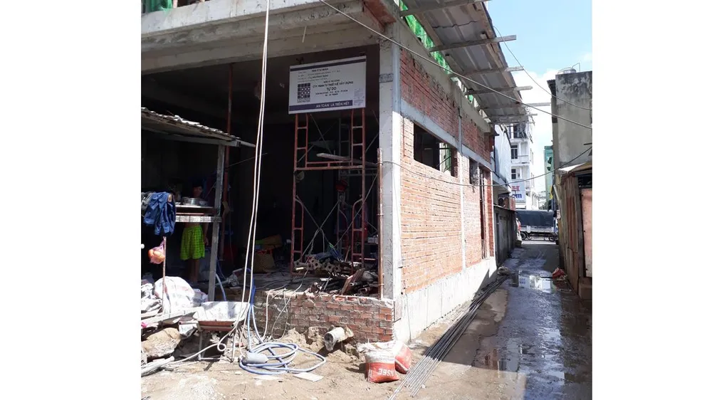 Xây nhà vi phạm lộ giới