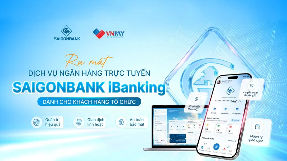 Ra mắt dịch vụ SAIGONBANK iBanking dành cho khách hàng tổ chức
