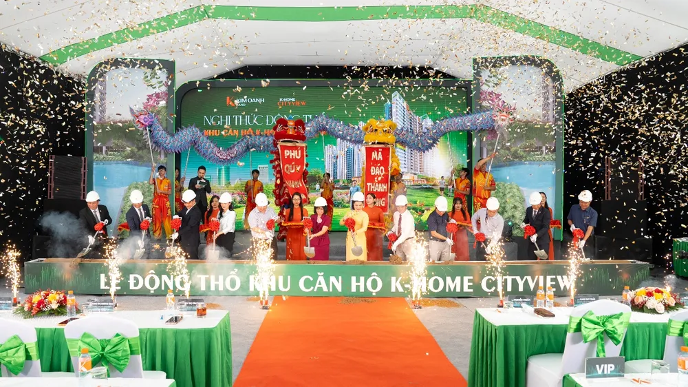 Lễ động thổ khu căn hộ K-Home Cityview được diễn ra sáng ngày 23-9-2025