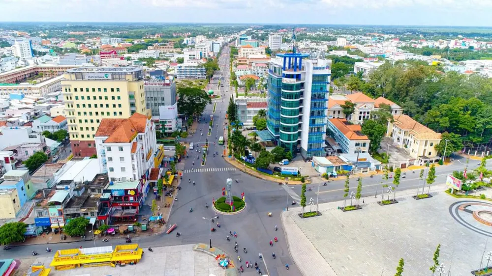 Một góc TP Sóc Trăng (tỉnh Sóc Trăng)